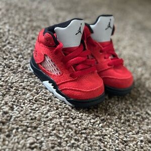 Retro Jordan 5 RED SUEDE